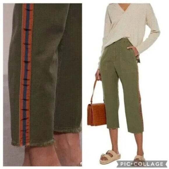 Nili Lotan Luna Drop Crotch Linen Blend Pants Size 4 - Picture 1 of 11